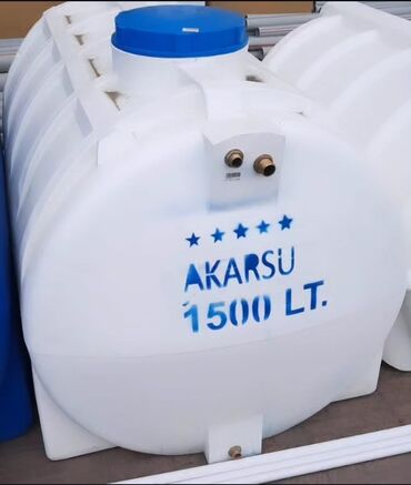 Baklar və çənlər: Bak, Plastik, 1500 l l, İşlənmiş, Ünvandan götürmə