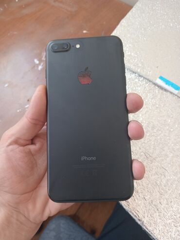 iphone ekran şəkilləri: IPhone 7 Plus, 32 ГБ, Черный, Отпечаток пальца, Face ID