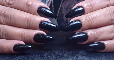 Manikür, pedikür: Forma gel tipsi gel qaynağı gellak şellak Şekillerin hamısı öz əl — 18