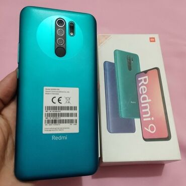 redmi note 6 pro qiymeti: Xiaomi Redmi 9, 64 ГБ, цвет - Голубой, 
 С документами