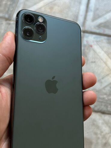 iphone 11 2 ci el qiymeti: IPhone 11 Pro Max, 64 GB, Yaşıl