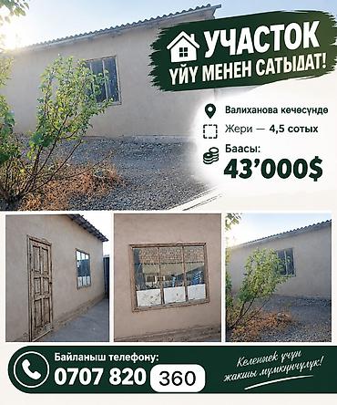 право аренды: 🏡 УЧАСТОК ҮЙҮ МЕНЕН САТЫЛАТ! Балыкчы 📍 Валиханова көчөсүндө 📐 Жери — — 1