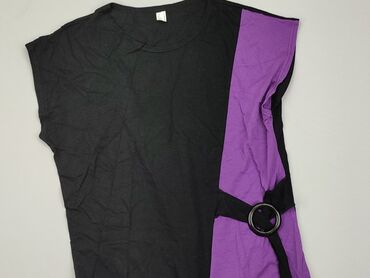 czarne bluzki krótki rękaw: Bluzka Damska, XL, stan - Dobry