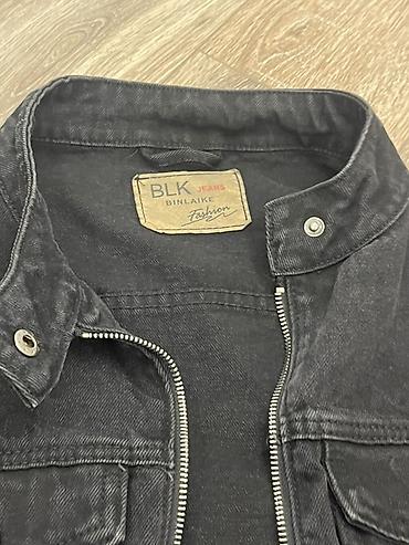 pull and: Джинсовая куртка BLK JEANS BINLAIKE - Цвет: угольно‑чёрный, легкий — 3