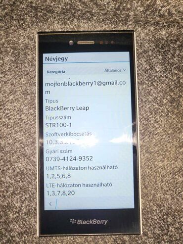 mobile: Blackberry Leap, bоја - Bela