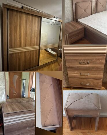 Sifarişlə dolablar: İkinəfərlik çarpayı, Dolab, Termo, 2 tumba, İşlənmiş