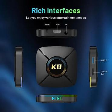 hk1 box: Смарт ТВ приставка Smart TV HK1 RBOX K8 Mini 2/32GB Android 14 с — 4