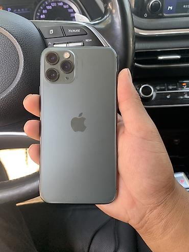 iphon 15 pro: IPhone 11 Pro, Б/у, 64 ГБ, Matte Midnight Green, Стилус, 73 % — 1