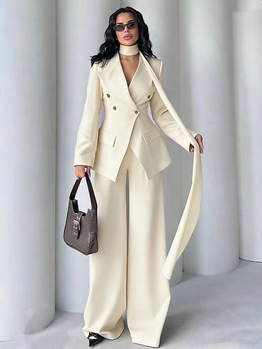 Kompleti: 🔥Ženski elegantni komplet – sako i široke pantalone
✅3600 din — 4