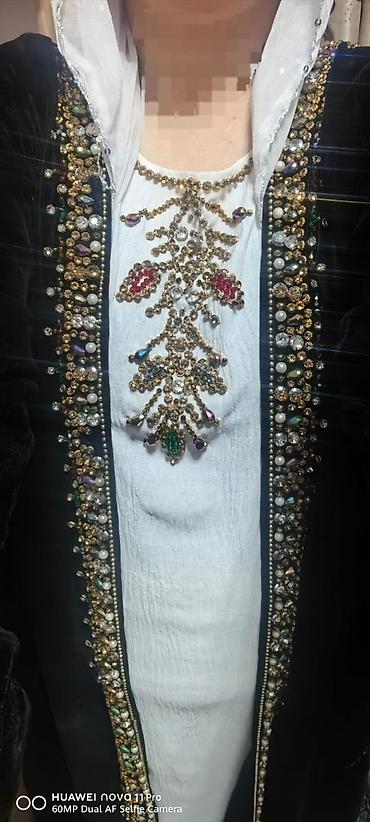 дубайская абая: Халат, Бархат, Турция, 3XL — 4