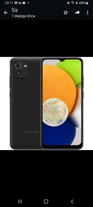 samsung a 10 s: Samsung Galaxy A22, 64 GB, rəng - Qara