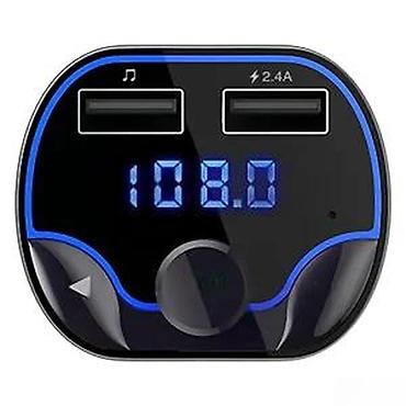 Audio oprema za auto: Bluetooth FM transmiter za automobil sa dvostrukim USB izlazom i LED — 15