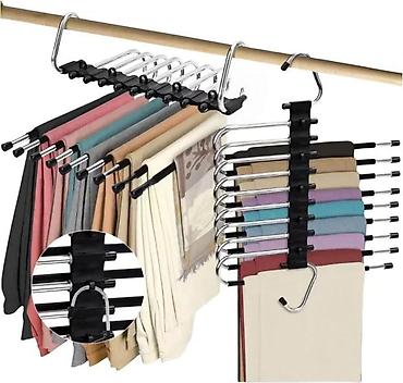 ormar za igračke: Višenamenski organizator/vešalica za pantalone i marame – set od 2 — 3