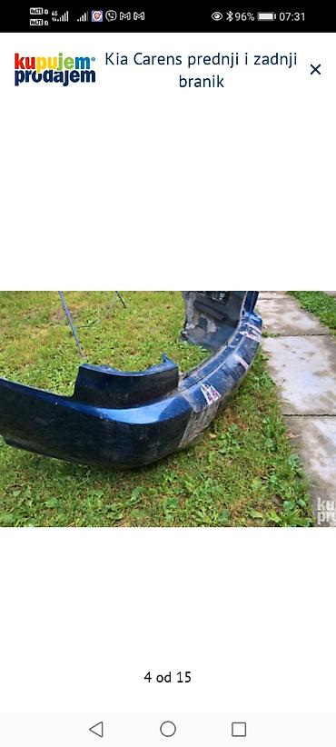 Ostalo: Kia Carens – prednji i zadnji branik - Komplet branika za Kia Carens — 4