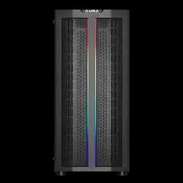 Ostali kompjuterski delovi: PC kućište Vinga AURA (mid‑tower) - Dizajn: prednji panel sa — 13