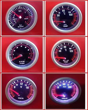 automobile rs: Led satic cajger obrtomer - R.P.M. Novi cajgeri za naknadnu ugradnju — 2