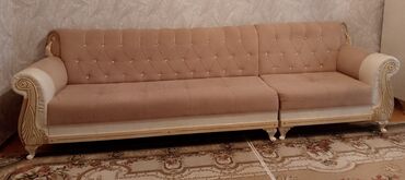Divan və masa dəstləri: Künc divan, İşlənmiş, Açılmayan, Bazasız, Parça, Çatdırılma yoxdur