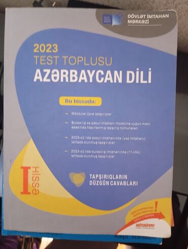 azərbaycan dili test toplusu 1 ci hissə pdf yüklə 2023: Azərbaycan dili Testlər 11-ci sinif, DİM, 1-ci hissə, 2023 il