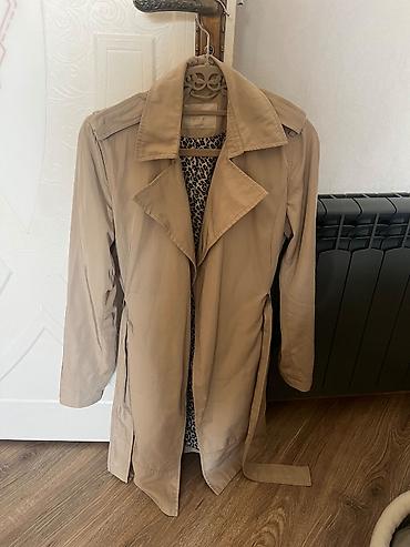 пальто женское ош: Плащ, Zara, S, цвет - Бежевый — 1