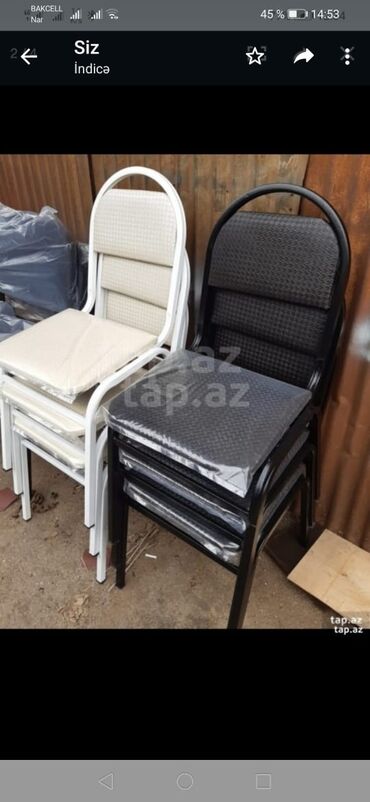 Masa və oturacaq dəstləri: Stol stul desti anbardan satiş var Modellər coxdur Rəng secimi etmək — 25