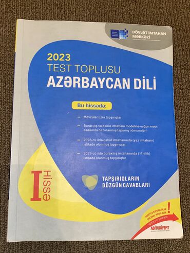az dili toplu 1 ci hisse pdf 2023: Yeni Azerbaycan dili 1 ci hisse test toplusu