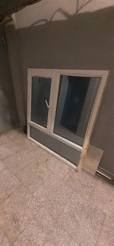aluminium qapi pencere: PVC plastik pəncərə bloku - Material: ağ rəngli PVC profil - — 1