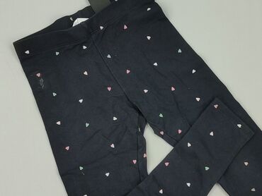 rajstopy czarne wzory: Legginsy dziecięce, H&M, 10 lat, 134/140, stan - Bardzo dobry