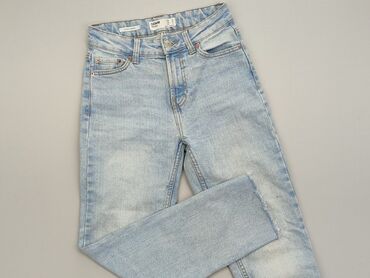 Jeansy: Jeansy Bershka, 2XS (EU 32), Bawełna, stan - Bardzo dobry