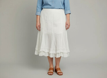 mango spódnice jeansowe midi: Women`s skirt, size 3XL