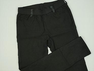 czarne cargo pull and bear: Spodnie materiałowe damskie, rozmiar S — 1