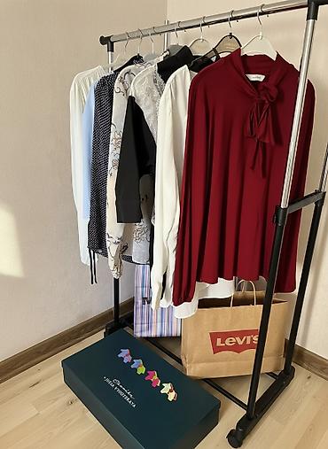 Повседневные платья: Повседневное платье, Италия, Осень-весна, Длинная модель, Хлопок, L — 1