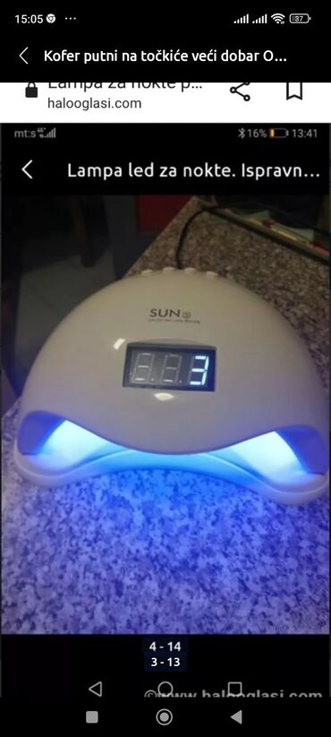 UV i LED lampe za nokte: Lampa za nokte NA DIODE dobra
Ispravna 
 Mirjevo — 2