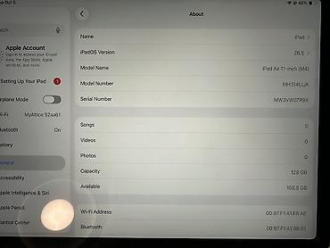 14 поо: Планшет, Apple, память 128 ГБ, 10" - 11", Wi-Fi, Новый, Классический цвет - Серебристый — 4