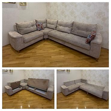 diva divan: Künc divan – açılıb-yığılan, bazalı model - Qiymət: 500 AZN - Ölçü — 1