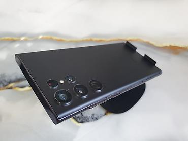 Уюлдук телефондор жана аксессуарлар: Samsung Galaxy S22 Ultra, Колдонулган, 256 ГБ, түсү - Кара, 1 SIM, 2 SIM, eSIM — 5