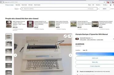 Stari uređaji: *** SUPER AKCIJA *** #2782 Elektronska pisaća mašina Optima SP 24; — 8
