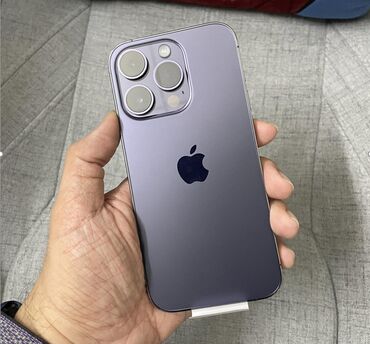 dubay iphone kreditle: IPhone 14 Pro, 128 GB, Deep Purple, Face ID, Simsiz şarj