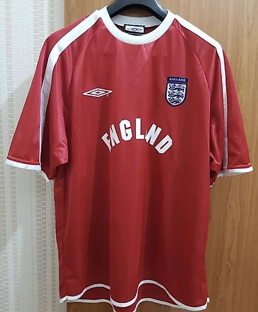 Kişi geyimləri: Futbolka, Umbro, L, rəng - Qırmızı — 1