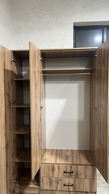 Шкафы для одежды: Шкаф для одежды, Новый, Прямой, ЛДСП — 22