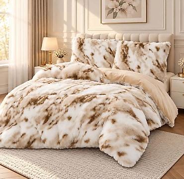 Bed sheets: Luksuzni set posteljine od veštačkog krzna – ekstra mekano i toplo - — 1