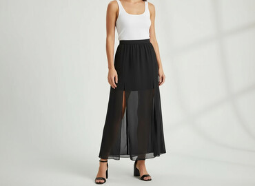 długie obcisła spódnice: Nicole, Women`s skirt, size L