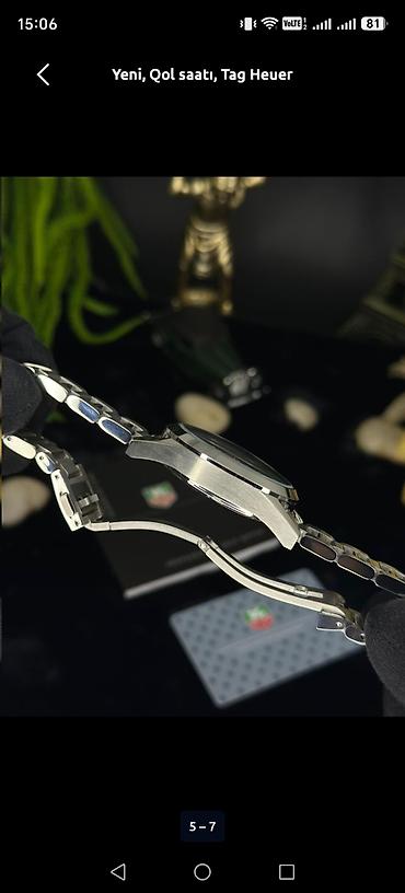 3d saat: Yeni, Qol saatı, Tag Heuer, rəng - Göy — 5