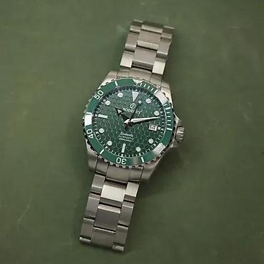 Ručni satovi: Boderry BDA007T SEATURTLE OCEAN - 40mm - Zelena - Titanium — 7