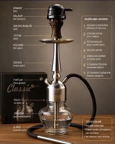 mattpear m plus: MattPear Classic M Plus qəlyan seti Tam dəst: - Metal gövdə (stabil — 1