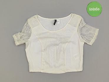 basicowe bluzki: H&M Divided, Top damski, rozmiar M — 2