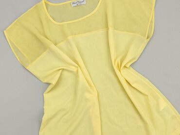 żółta skórzane spódnice: Blouse, L (EU 40), condition - Perfect