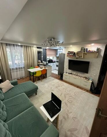 срочная продажа авто бишкек: 2 комнаты, 40 м², Хрущевка, 1 этаж, Евроремонт