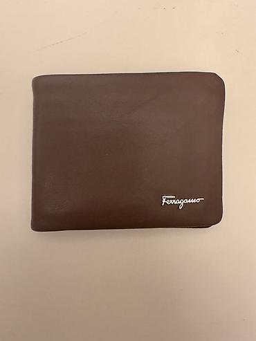 portmane: Salvatore Ferragamo kişi pul kisəsi (portmonet) İSTİFADƏ EDİLMƏYİB! — 1
