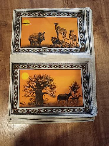 box: Pamučne krpe – afrički safari motivi


- Materijal: 100% pamuk — 2