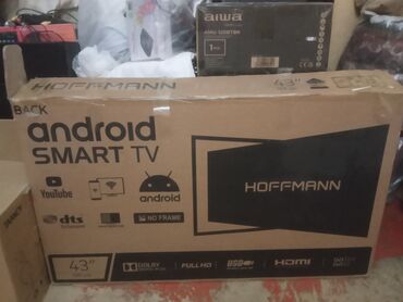 TV antenlər: Yeni Televizor Hoffmann Led 43" FHD (1920x1080), Ünvandan götürmə, Ödənişli çatdırılma